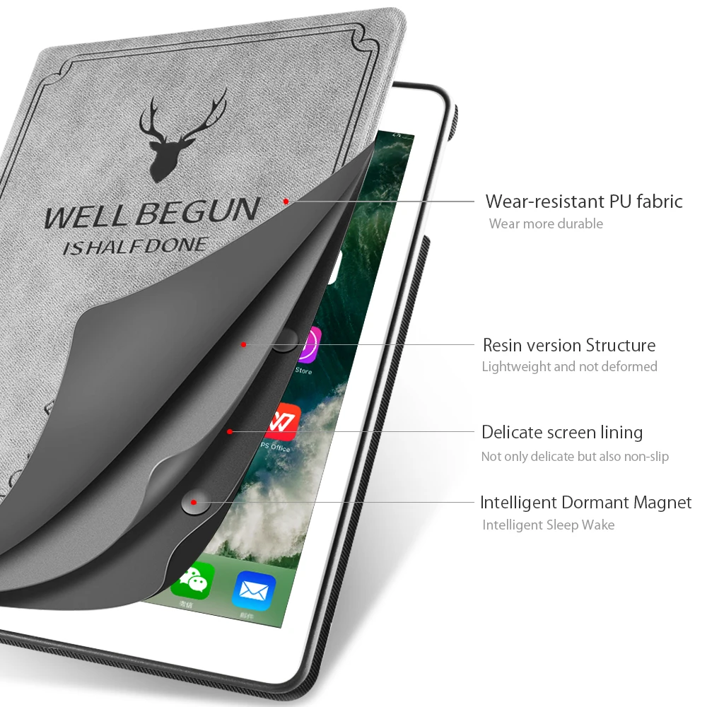 
Smart Cover Case Magnet wake up sleep tablet For iPad mini1/2/3 