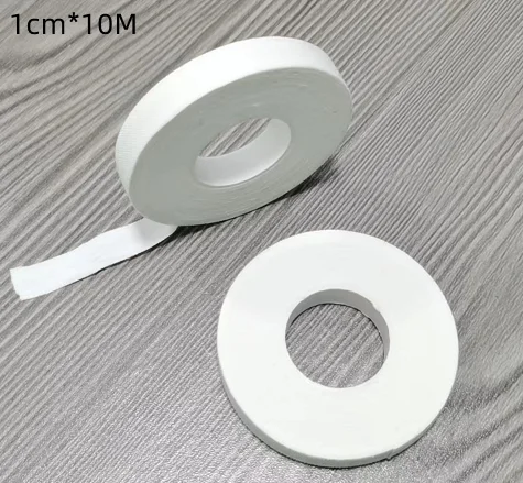 Custom 1cm x10 M Thumb Sports Rigid Strapping Protection White Black Bandage Nastro Brazilian Jiu Jitsu Finger BJJ Tape