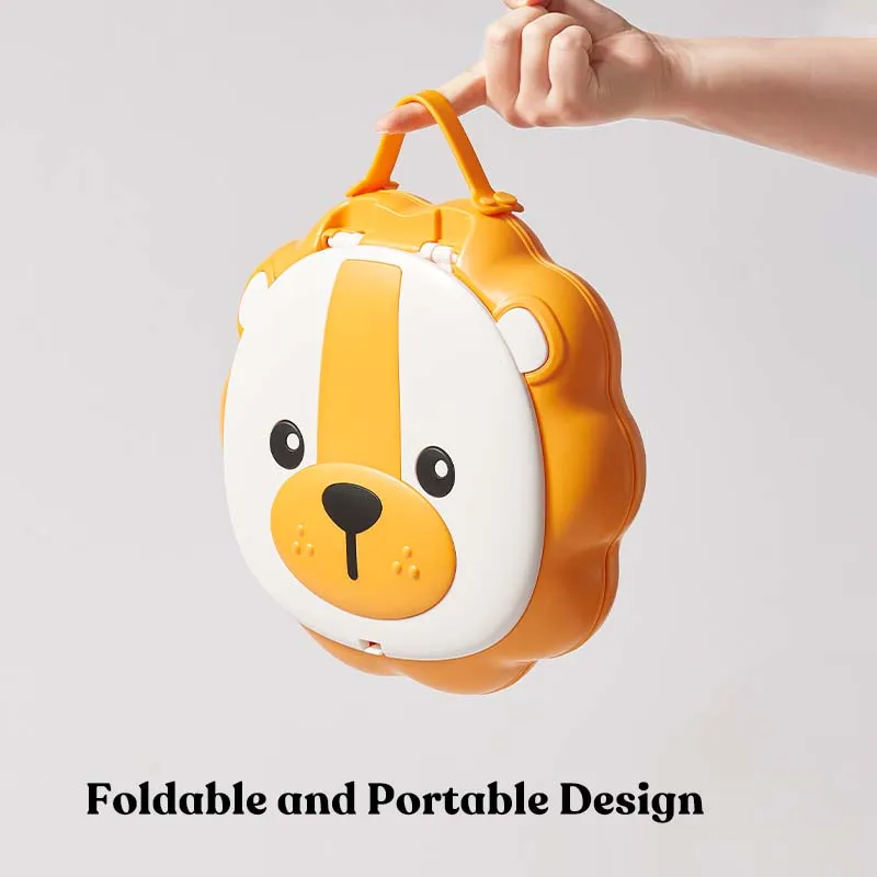 KUB Portable Folding Toilet Outdoor Travel Plastic Collapsible Baby Training Potty Seat for Kids