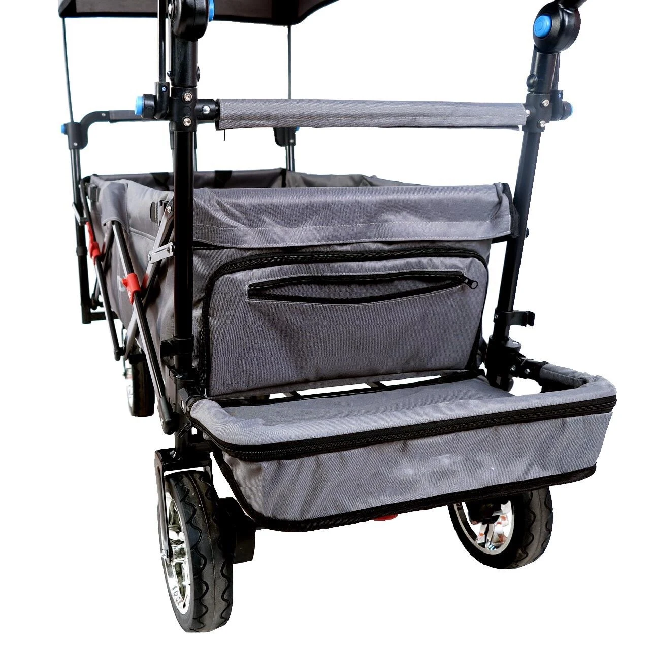 Outdoor Collapsible Baby Stroller Folding Canopy Carts for Kids Customized 600D Fabric 80kg 122*55*109cm 1pc/ctn 20cm*5cm(dia)