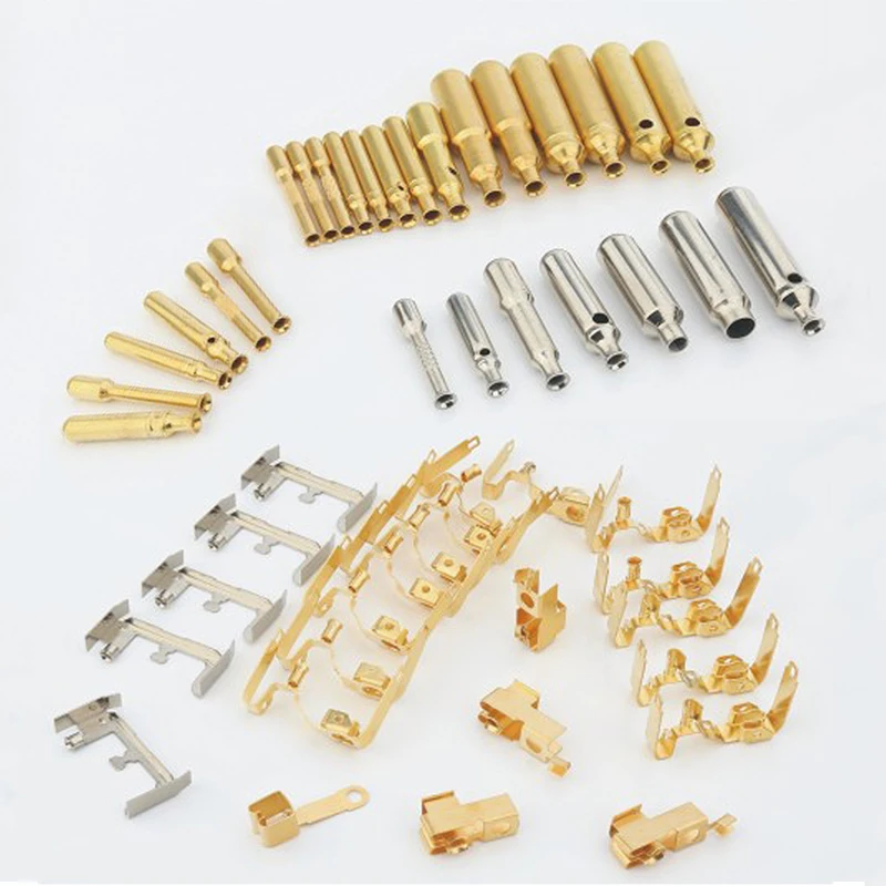 Customized CNC Lathe Turned Turning Brass solid Pin/Terminal hard Pin Standard Manual Pins with Lead-Free