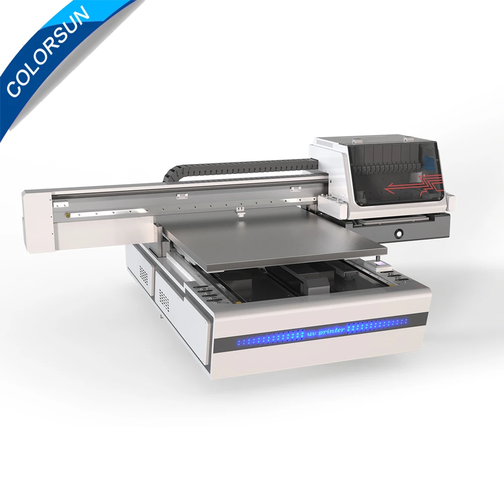 Multifunction UV Crystal Label Sticker Dtf Cup Wrap Transfers Inkjet Digital Printer Uv Flatbed Bottle Uv Printer A1 6090