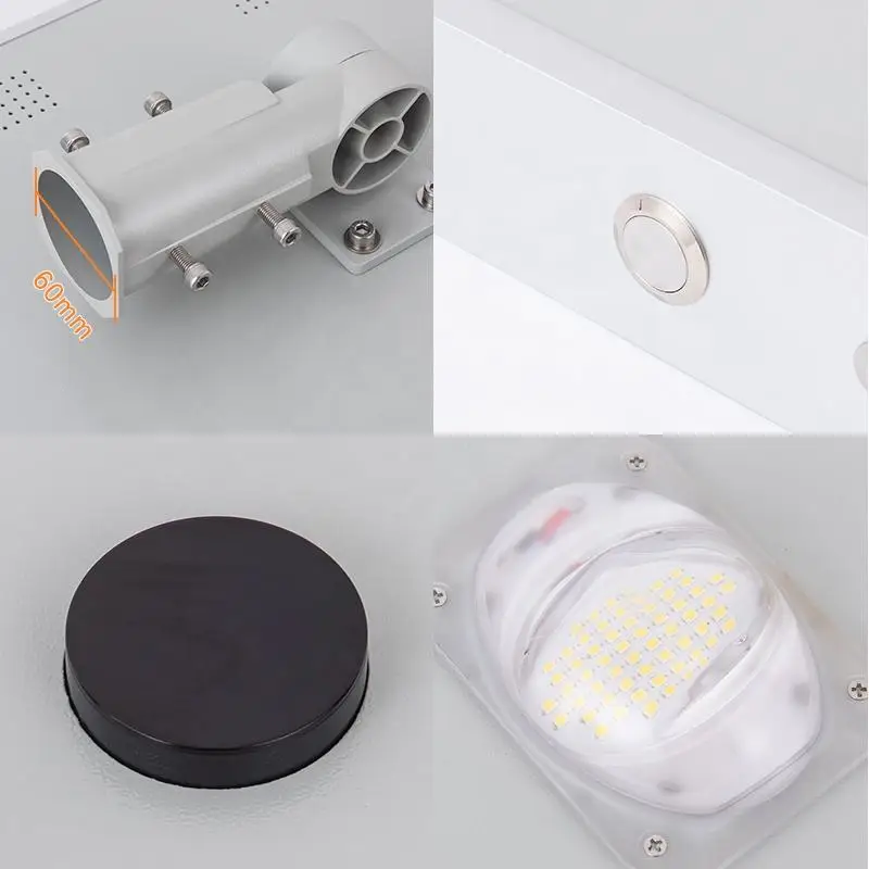 8 meter pole aluminum waterproof outdoor stand alone solar power panel street light 60 watt 5 years warranty