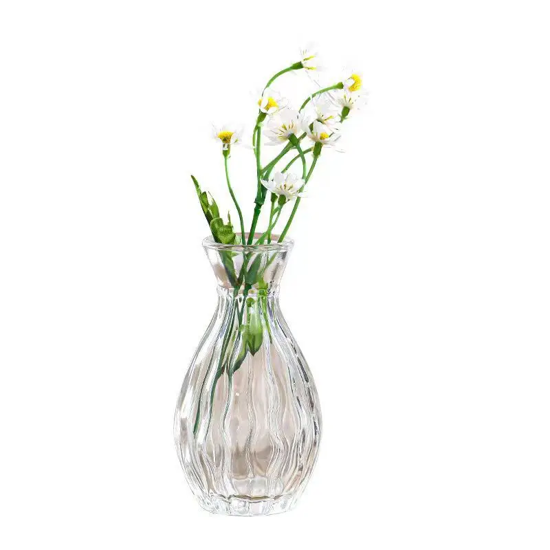 Nordic Vintage Vases High-end Home Decor Small Vases Glass Office Desktop Decor