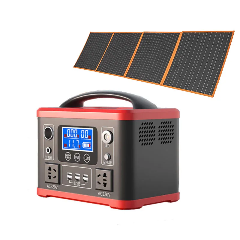 Портативный открытый кемпинг Солнечный Power Bank 20000 мАч Banks & Station Мобильная зарядная станция