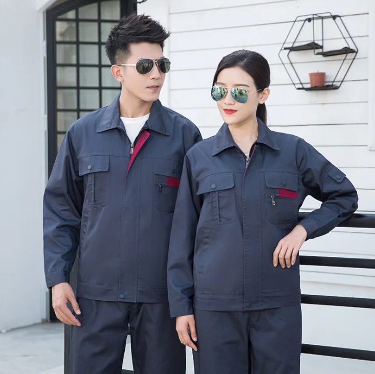 Men Women Long Sleeve Coveralls High Quality Overalls For Worker Repairman Machine  Repair Welding OEM Work Clothing