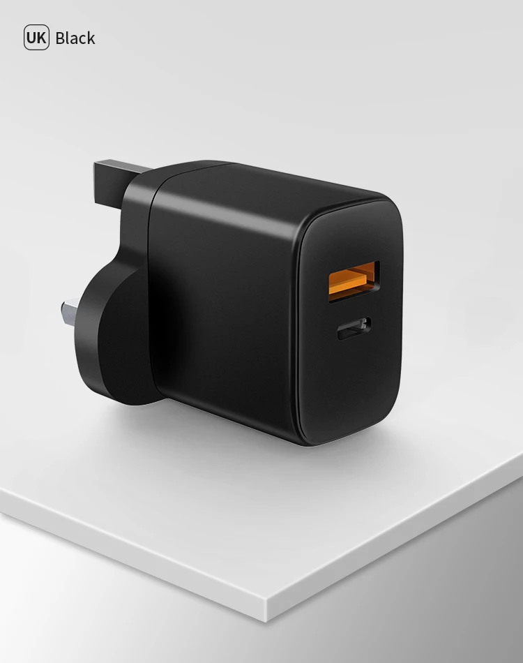 IPhone13 Charger 33W Max PD30W+QC3.0 Fast Charging A+C Wall Charger For Smart Phones