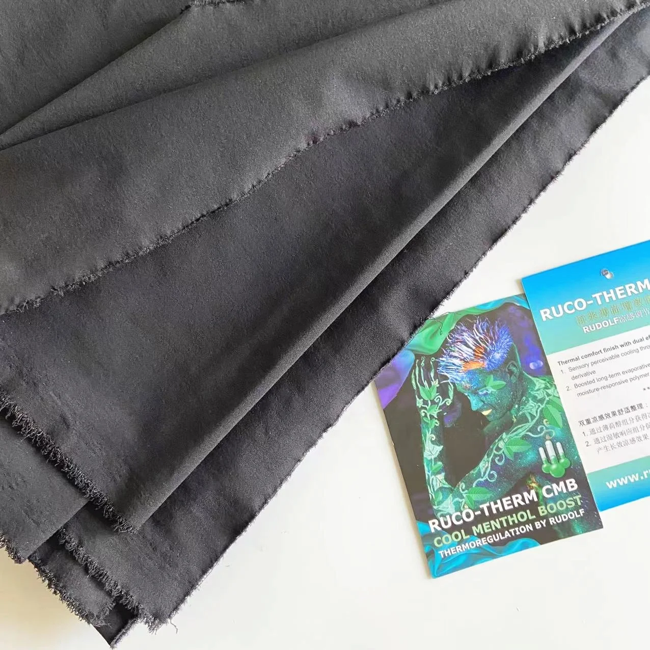 COOL Menthol Boost Functional Fabric Spring Summer Garment Thermorequlation Polyester Stretch Fabric