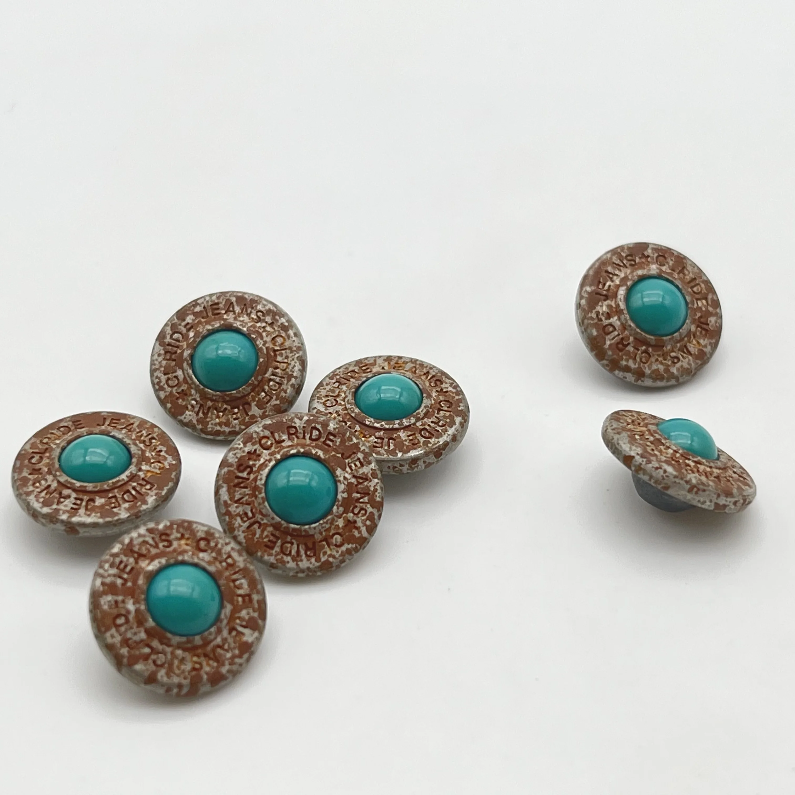 Пользовательские заклепки из цинкового сплава, застежки, джинсовые пуговицы для джинсовой одежды