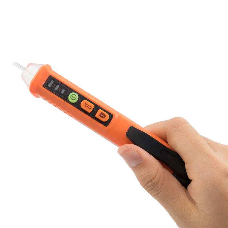 PEAKMETER PM8909 Craftsman Touchless AC live wire non-contact NCV detector voltage tester Pen Double Sensitivity Adjustment