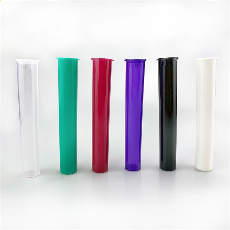Custom 19*116mm Plastic Pre Tube Child Resistant Pop Top Tube for Packing