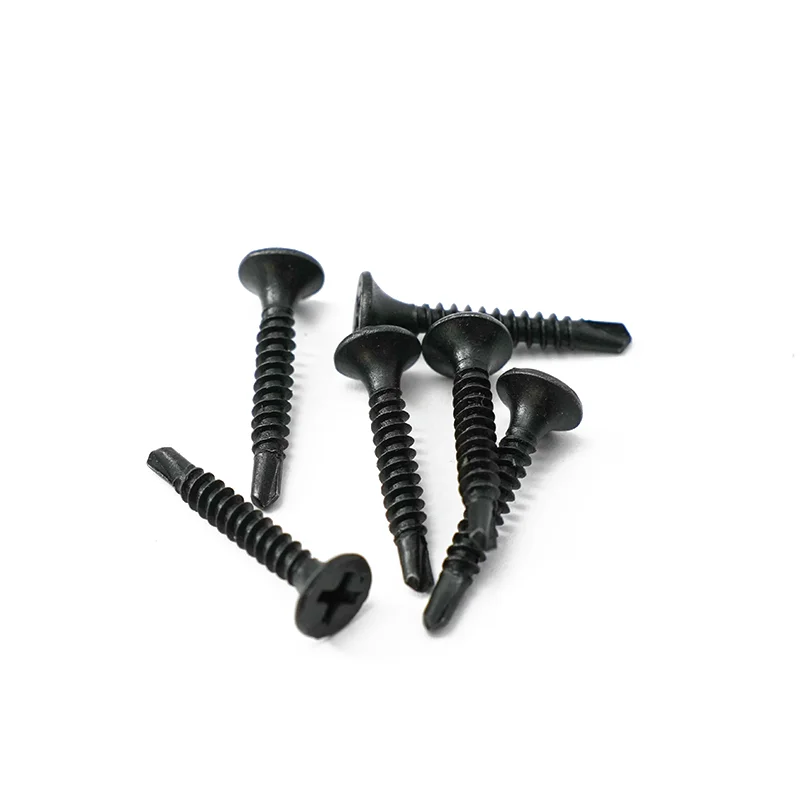 direct deal carbon steel Cross flat head self tapping screw Countersunk drill tail dovetail screw Drill tail screw