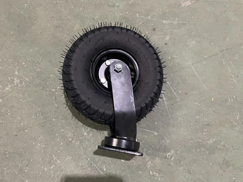  Inflatable Wheel Pneumatic Casters Caster Trolley Wheels Industrial Caster Pu Shipping Container Polyurethane