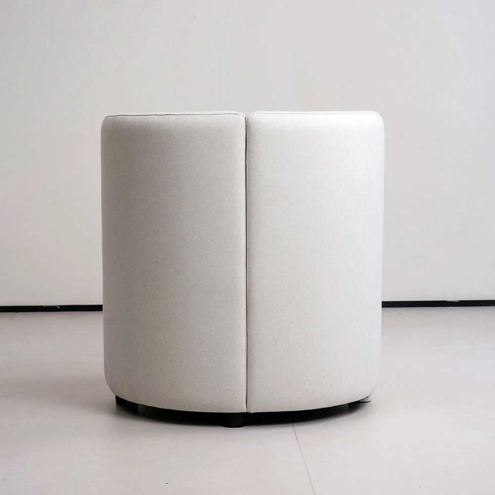 Nordic Teddy Chair Wool Fabric Fauteuil Luxury Modern White Living Room Furniture Single Seater Sofa Accent Lounge Armchairs