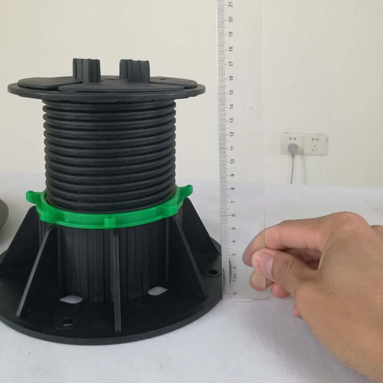 Supports Raised Floor System Joist Outdoor Timber Adjustable Pedestal For Tiles