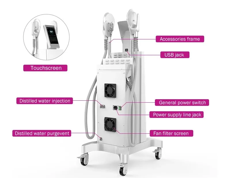 Body Transformation Workout EMS Vertical Butt Lift Slimming sculpt system Machine Without Exercise