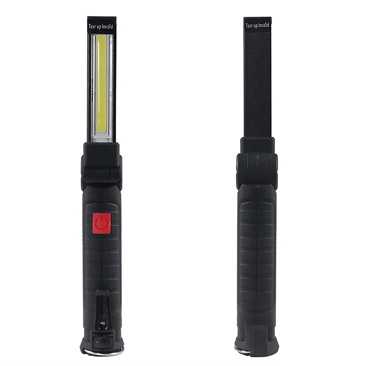 Handheld LED Work Light Bright COB Inspection Lamp Flashlight 5 Modes LED Torch Light for Outdoor Emergency Situation