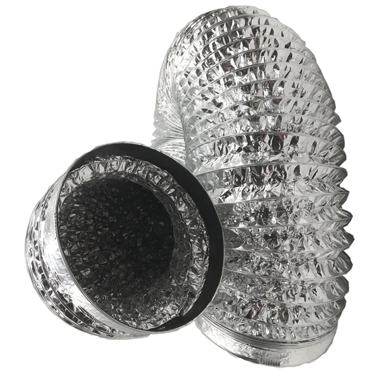 Double-sided composite aluminum foil range hood soft tube