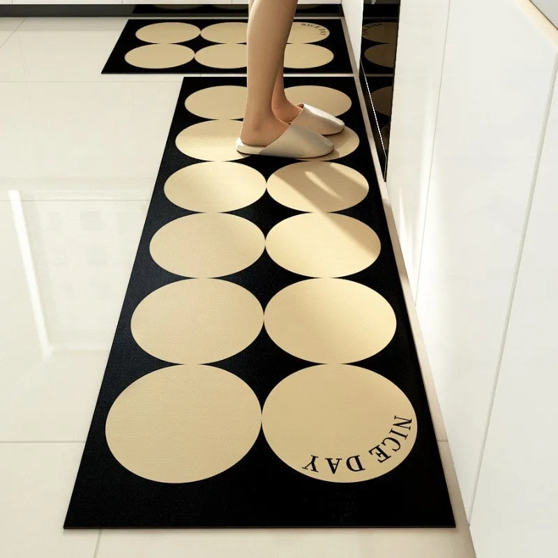 thick Non-slip anti fatigue 2 Pieces Kitchen Mats set Non Skid Washable Kitchen Runner rugs for floor