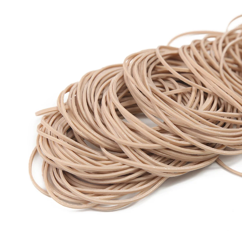 Best selling durable friendly high elasticity reusable nature rubber bands for School Home and Office Use Stationery Supplies