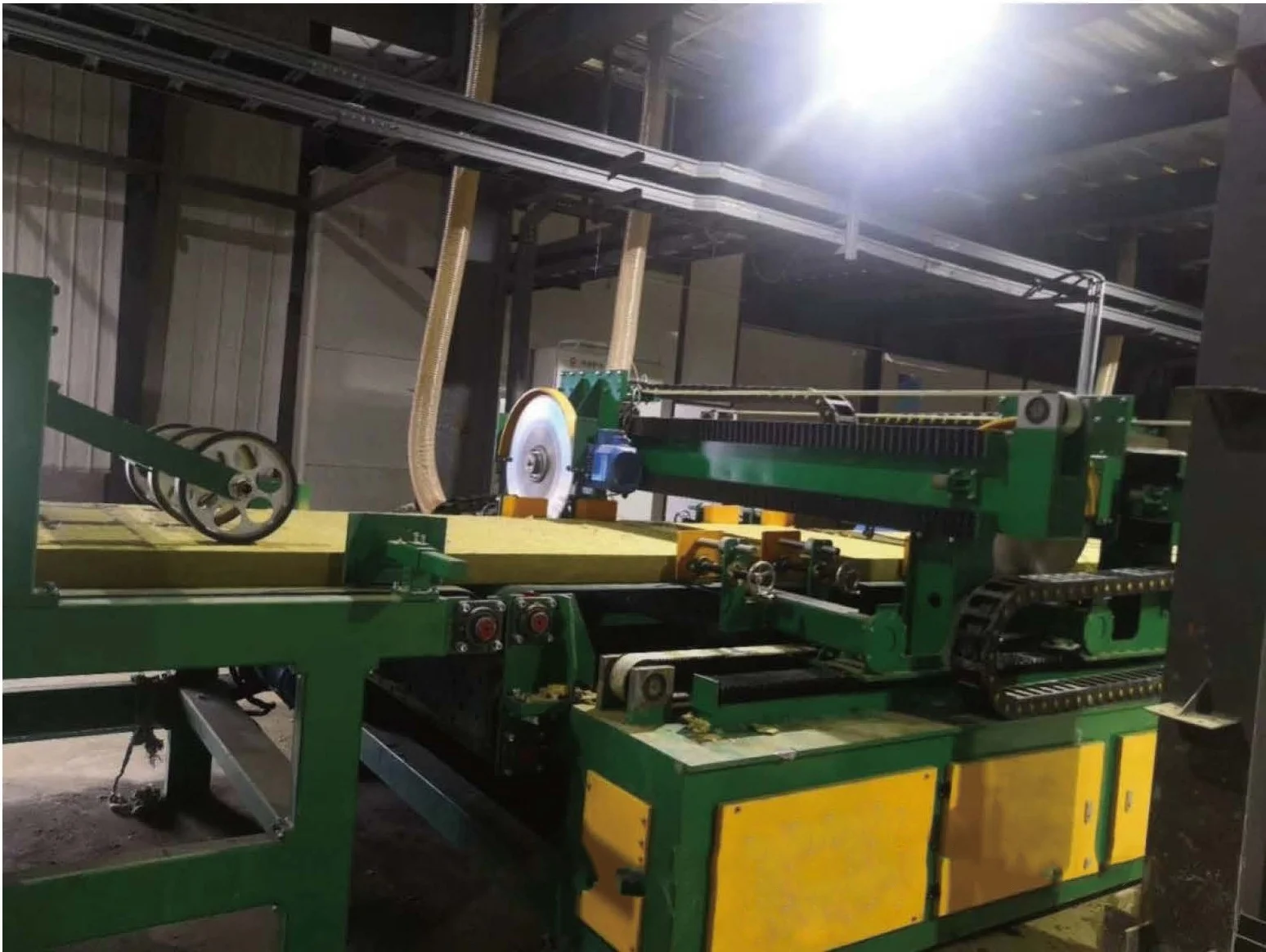 automatic rock wool production line rock basalt mineral wool production line rock wool line production