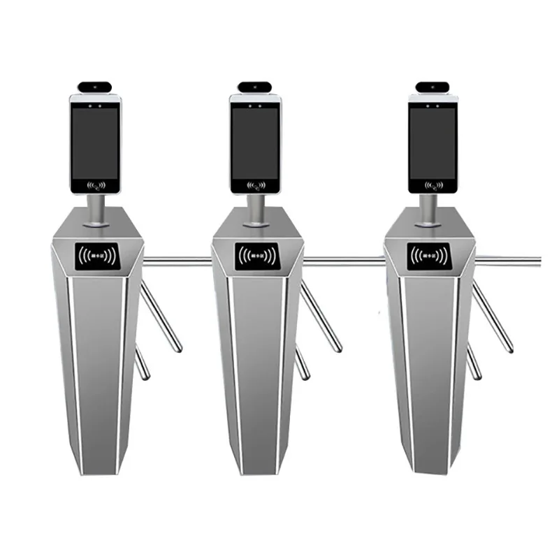 Scan A QR code/face recognition body temperature measuremen scanner with access control card reader System