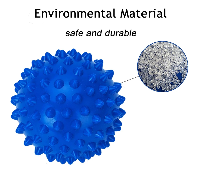 7.5cm/8/9cm PVC Massage Ball Hedgehog Ball  Muscle Relax Fitness Balls Pilates Yoga Roller Body Relief Stress
