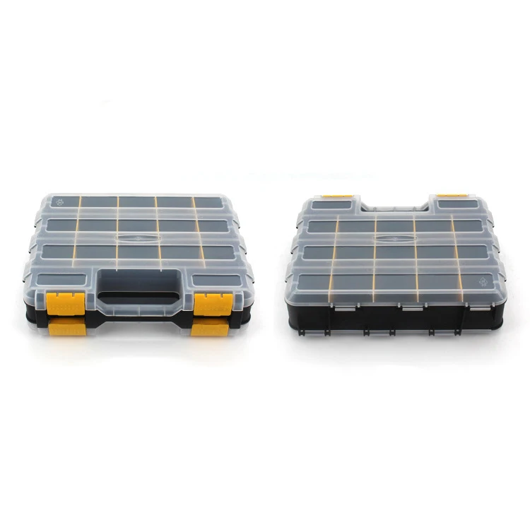 Hard PP Storage Box Plastic Tool Boxes with Compartments