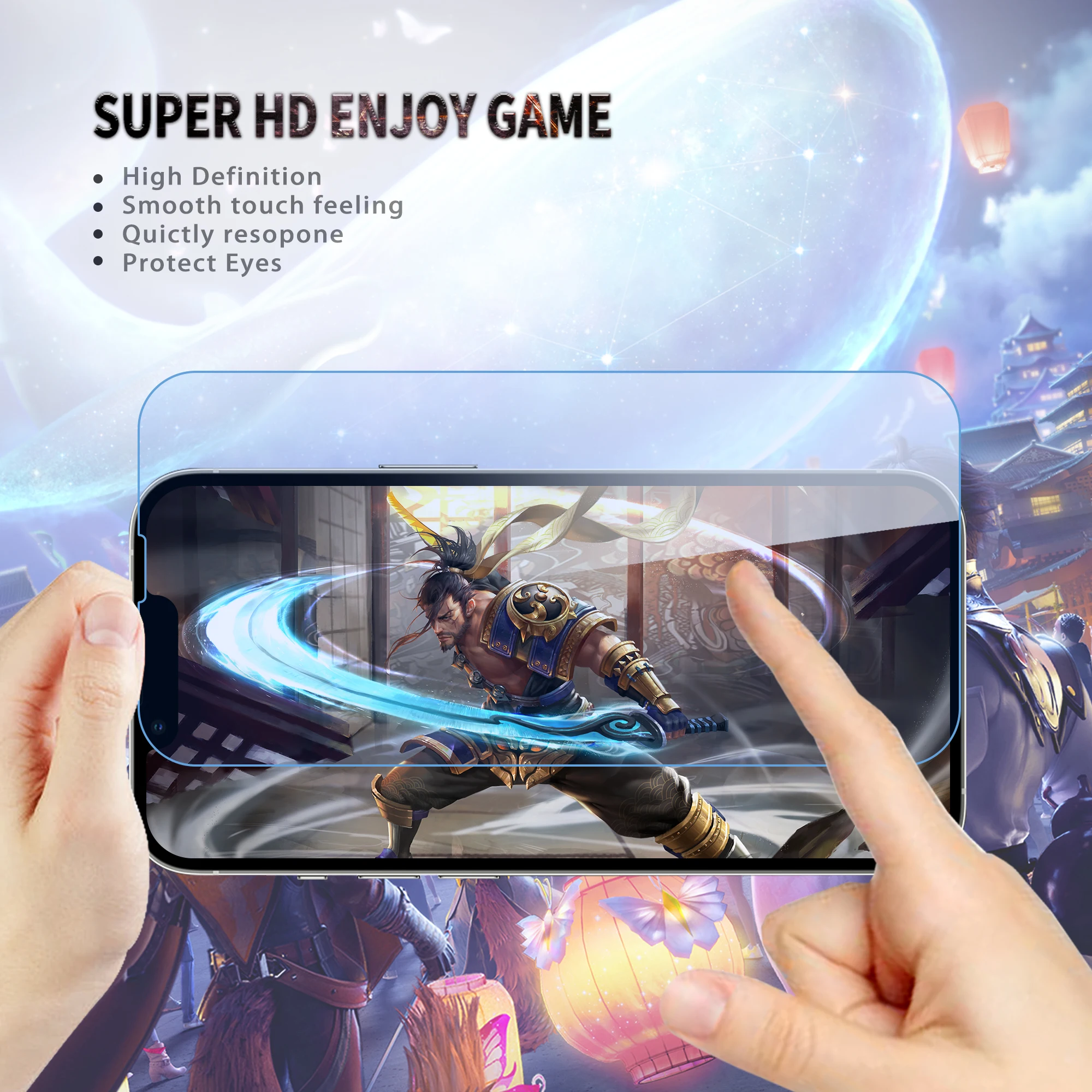 iphone13 Anti blue light  tempered glassscreen protector 