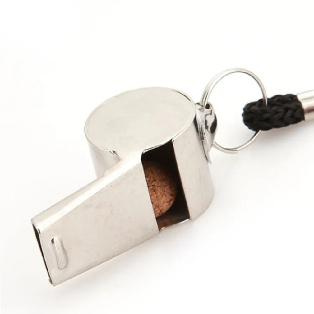 Metal referee whistle Stainless steel iron whistle Metal sports whistle
