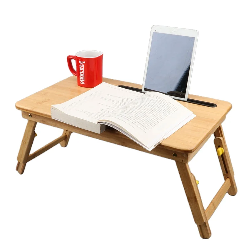 Top Quality Folding Table For Laptop Foldable Laptop Table With Cup Holder Laptop Computer Table