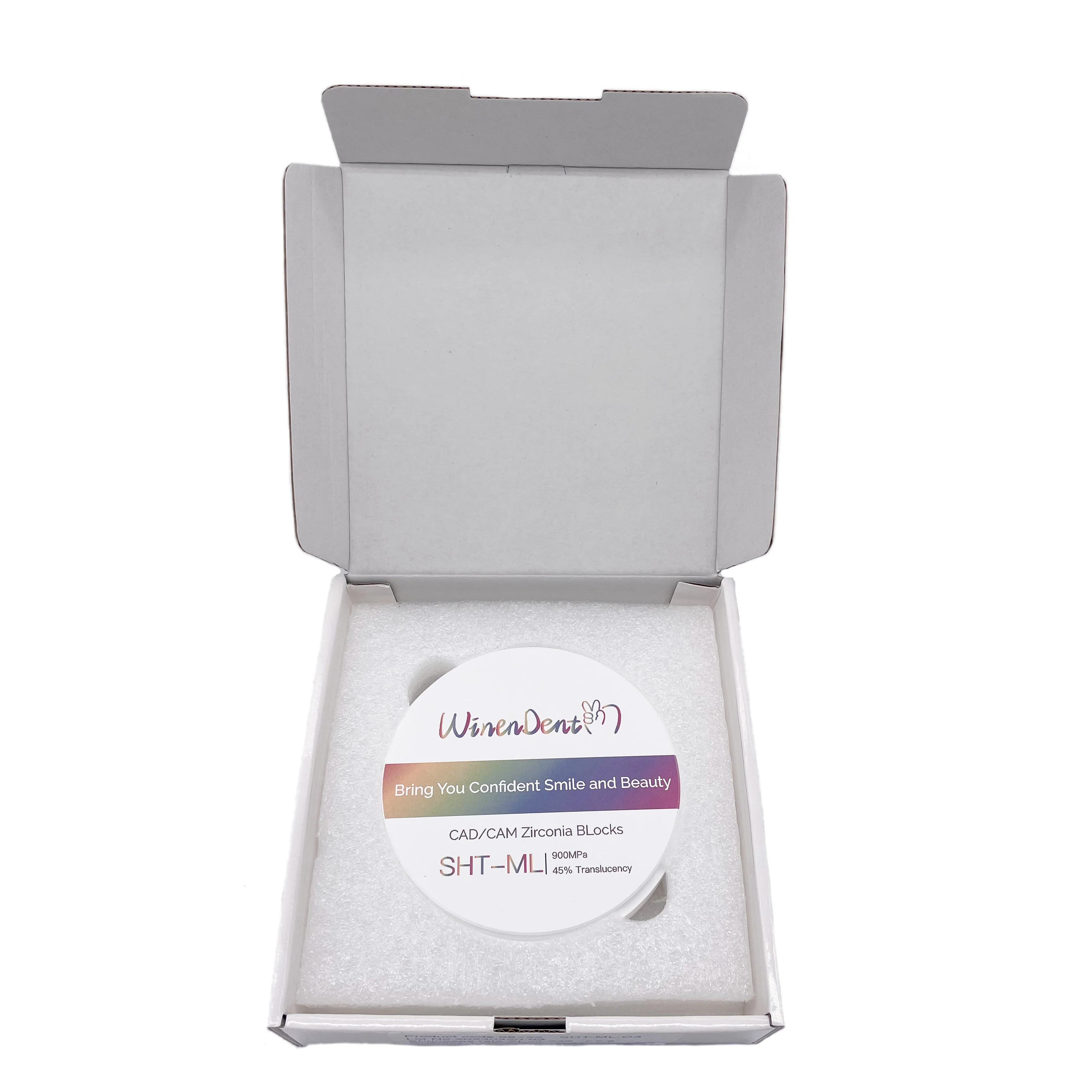 Winendent 95mm SHT-ML cad cam ceramic zirconia block for dental lab