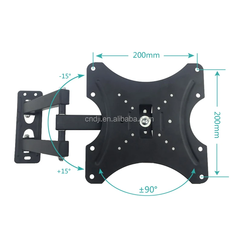 Hot selling full motion tv mount Adjustable tv brackets for 14 inch to 42 inch