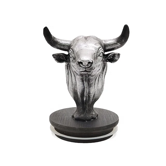 A06S Glass scented candles and lid with wild animal