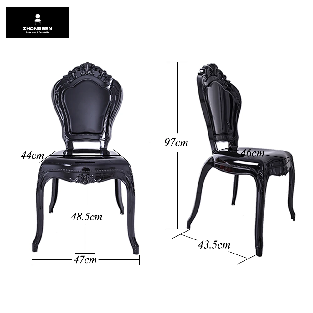 Wholesale Luxury Hotel Banquet Chairs for Wedding Event Party Crystal Clear PC Resin Princess Tiffany Bella Chair