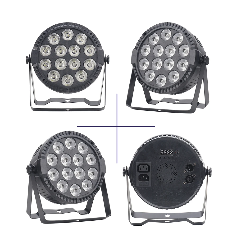 14pcs*6W RGBW LED Light Par Light DMX 512 Sound Activated For Stage Disco DJ KTV Wedding Lamp