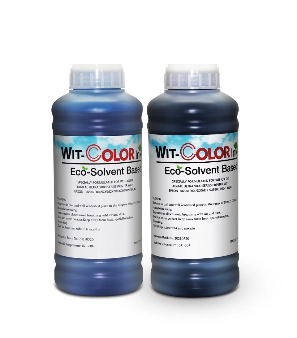 Good Quality 1000ml Eco Solvent Ink For Dx5 Dx7 Xp600 Tx800 I3200 Printhead Eco Solvent Ink