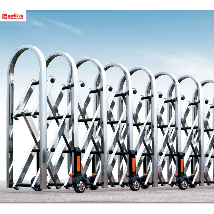 Stainless steel folding roadblock gridding