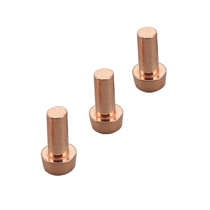 ISO9001 Factory Electrical Silver AgSnO2/Cu Bimetal Contact Rivets For Relays