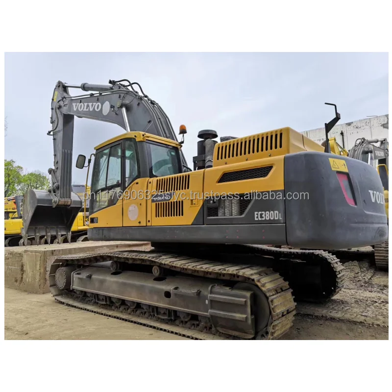 Factory a large number of original excavators used volvo EC380 DL second-hand digger for volvo380
