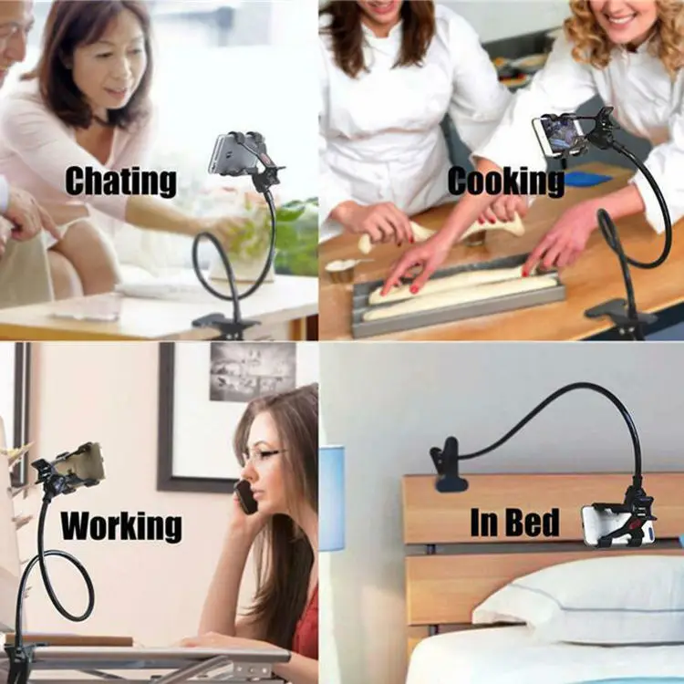 Универсальный «гусиная шея» Длинные руки держатель для мобильного телефона, держатель стенд гибкий держатель для смартфона или планшета держатели для мобильных телефонов