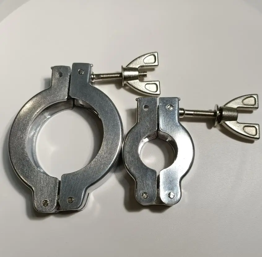 stock Aluminum  Clamp manufacturer Toggle Clamp SS304 vacuum Sanitary Clamp