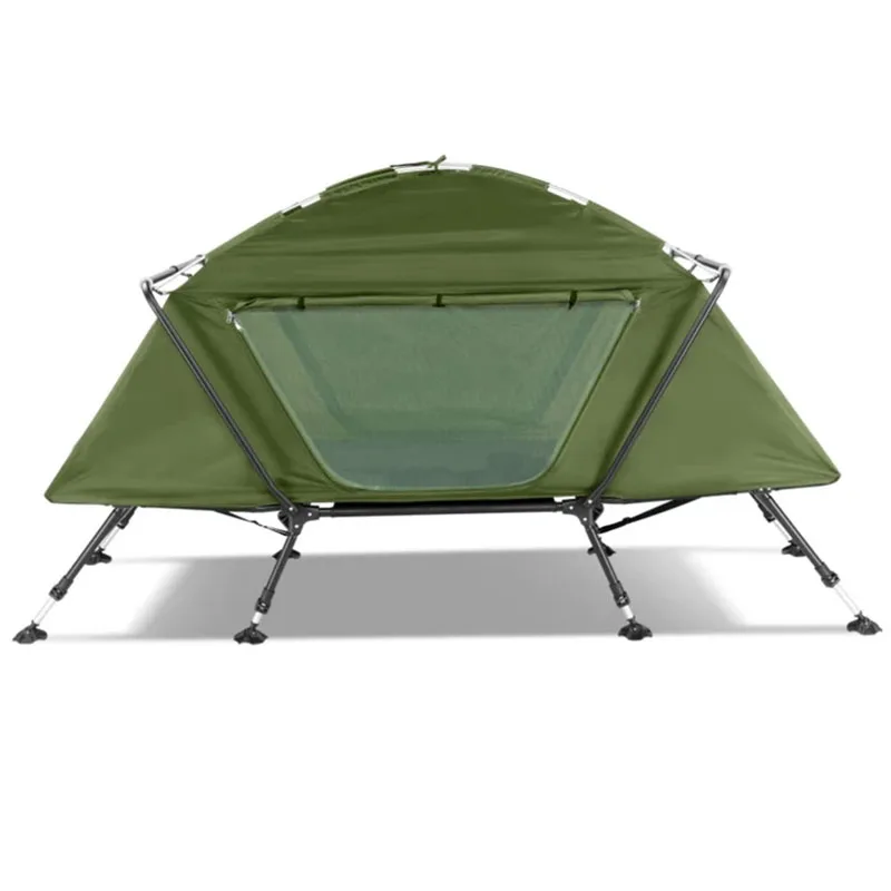 Portable Cot Tent Pop Up Multi Function 1-2 Persons Folding Sleeping Tent Waterproof Camping Outdoor Tent Cot With Bed
