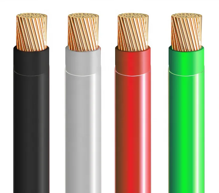 600v Pvc Insulated 250mm 300mm 350mm 400mm 500mm Copper Stranded Thwn Thhn Wire Building Electrical Cable