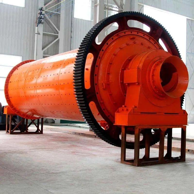 Small Horizontal Grinding Mill 2 Tons/Hour Industrial Ball Mill For Gold Mining