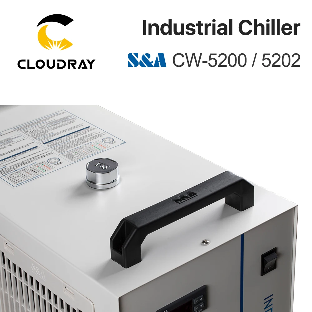 Cloudray Industrial Water Chiller Low Price S&A CW5200 For CO2 Laser Cutting Engraving Machine