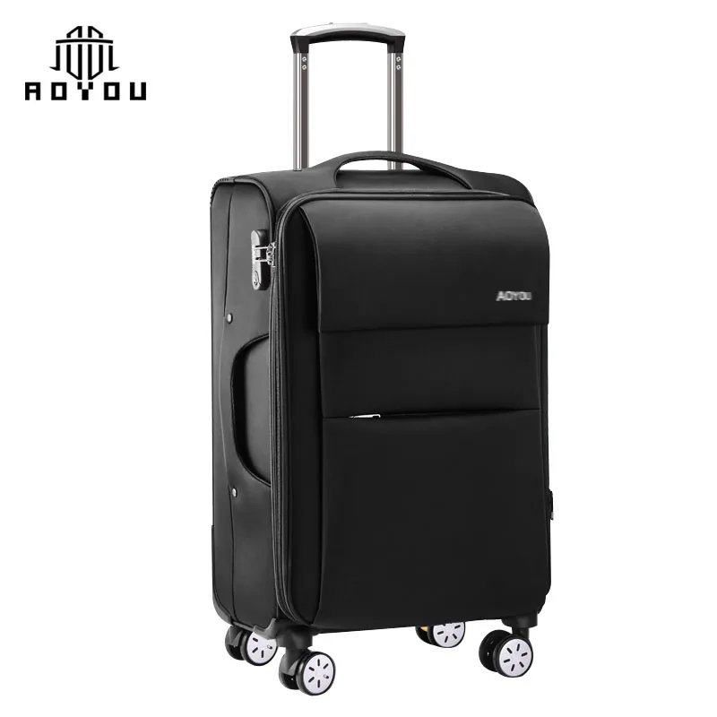 Durable  Expandable Eva Trolley Suitcase Bags Soft Trolley Luggage With Factory Price