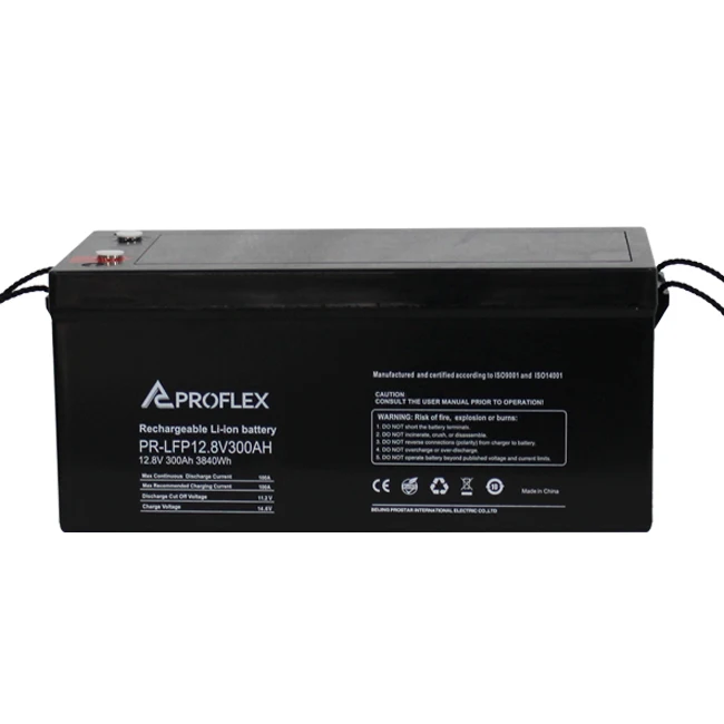 PROFLEX производитель солнечная батарея лития цена 12,8 V /24V /48V 100AH 200AH 300AH 500AH