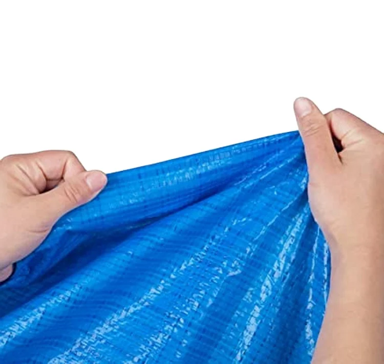 YRH 8x10m Waterproof Hay Truck Pe Tarpaulin Uv-Resistant Hay Bale Cover Tarps Roll