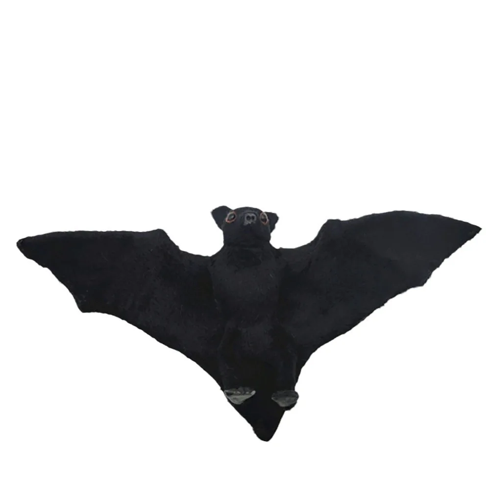 Halloween Simulation Bat Ghost Festival Bar Haunted House Props Small Scary Bat Hanging Decoration